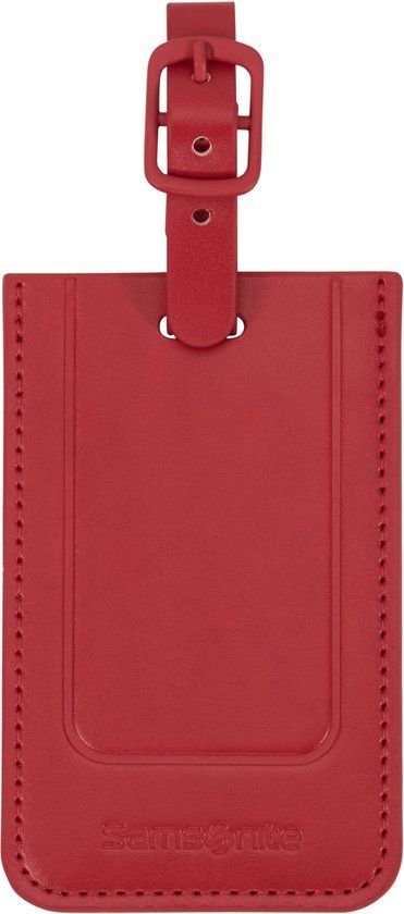 Samsonite Bagagelabel - Rectangle luggage tag(2 pcs) - red