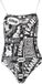 Turbo Yeah Comic 894682 Maillot de bain noir, gris 3XL Femme