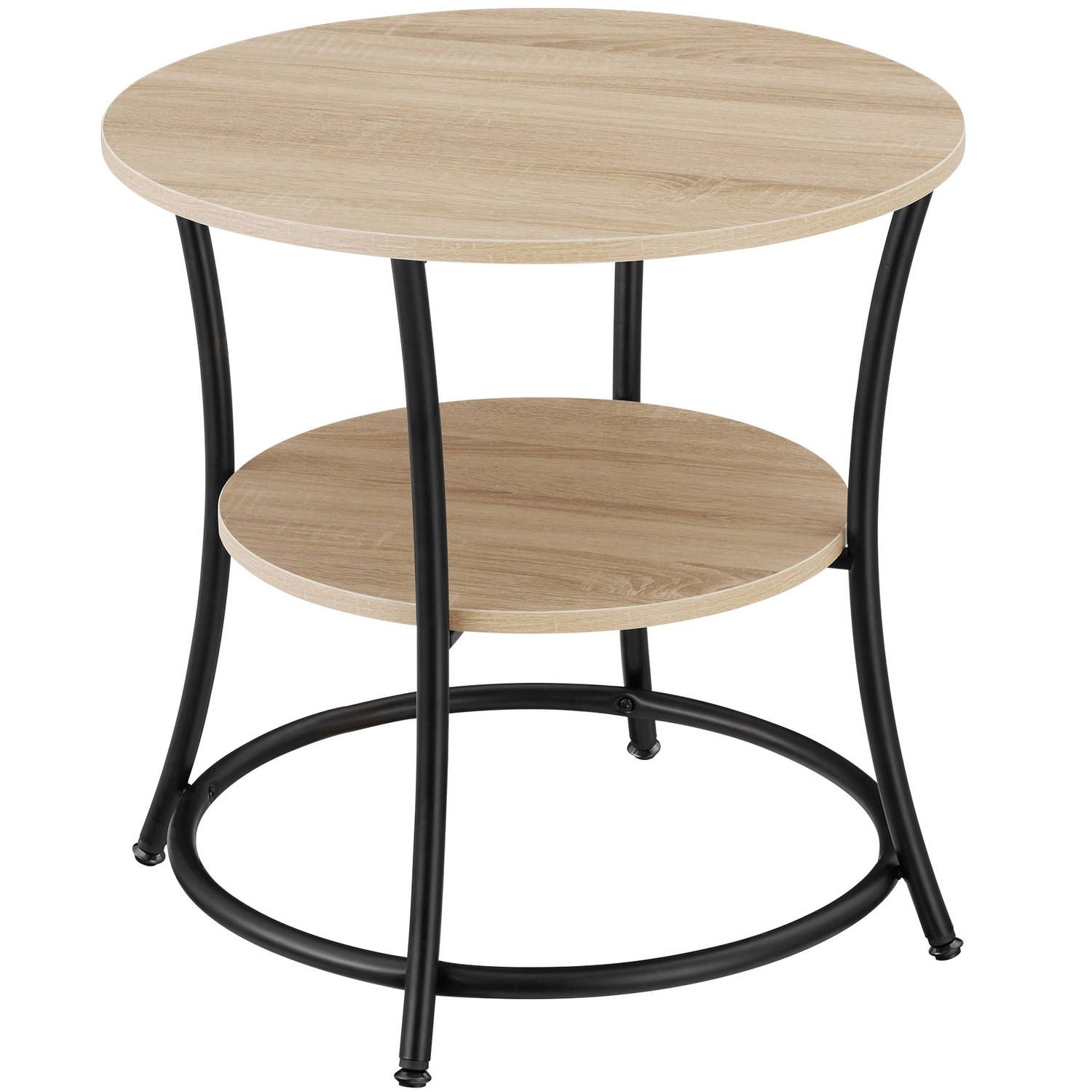 Tectake Saint Louis Bijzettafel Industrieel Lichtbruin - 55 x 56 cm - 404446