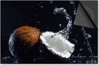 Dietrix Inductie beschermer 71x52 - DELUXE - Splash - Kokosnoot