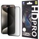 Lito Film de protection d'écran Privacy HD Pro pour Apple iPhone 15 Pro Max, Verre trempé, Collage intégral