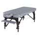Master Massage Montour Reiki Mobiele massagestoel, therapiebed, inklapbaar, hout, 71 cm, grijs