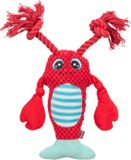 Trixie Kreeft Met Flostouw Rood Hondenspeelgoed 34x17x10,5 cm