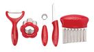 Molecuisine Flower Power, roestvrij staal, ABS, rood