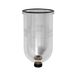 Riegler Polycarbonaat reservoir, incl. O-ring, met halfautomatische afvoerklep, voor filterregelaar en filter »standaard«