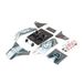 LOSI LOS250017 accessoires, meerkleurig