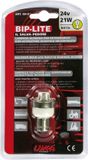 BIP-LITE Achteruitrijlamp met waarschuwingstoon - 21W halogeen lamp - 24 Volt - 21W - BA15s