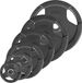 Taurus 3G Halterschijf 50 mm rubber 2,5 kg