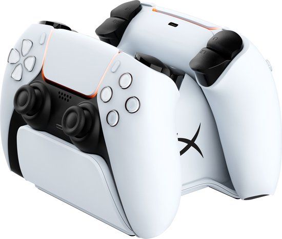HyperX ChargePlay Duo - Oplaadstation voor DualSense Draadloze Controllers - PS5 - Wit