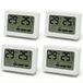 Carehabi 4 stuks hygrometer binnenthermometer