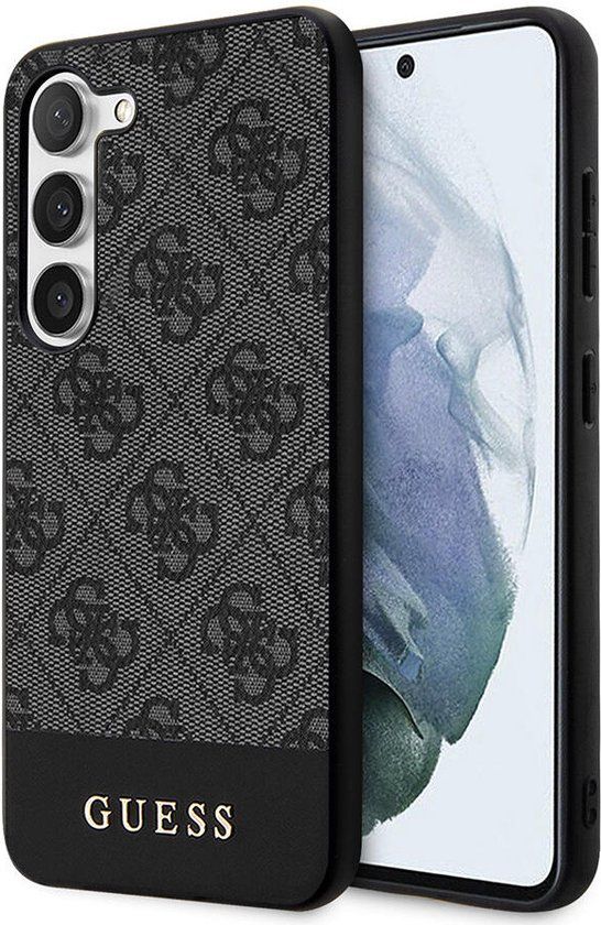 Guess 4G Stripe Back Case - Samsung Galaxy S24 - Black