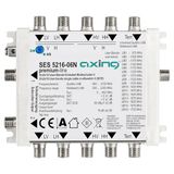 Axing SES 5216-06N SAT enkelkabel-multischakelaar 5 in 2 × 16 deelnemers SatCR Unicable
