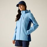 Regatta Dames Bosfield Waterdichte Wandeljas met Capuchon Blauw