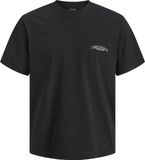 JACK&JONES Jongens T-shirt met korte mouw en ronde hals - Zwart - Maat 152