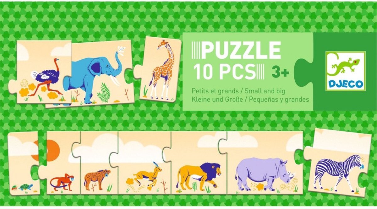 djeco Set van 3 Puzzels | Petits Et Grands