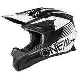 O'NEAL Motorcrosshelm | MX Enduro | ABS-schaal, confort-binnenvoering, ventilatieopeningen voor optimale ventilatie & koeling | 1SRS Helmet Stream V.23 | Volwassenen | Zwart Wit | Maat XS (53/54 cm)