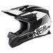 O'NEAL Motorcrosshelm | MX Enduro | ABS-schaal, confort-binnenvoering, ventilatieopeningen voor optimale ventilatie & koeling | 1SRS Helmet Stream V.23 | Volwassenen | Zwart Wit | Maat XS (53/54 cm)