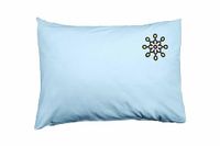 Bona Basics Decoratieve kussenhoes Lichtblauw 50x35 cm