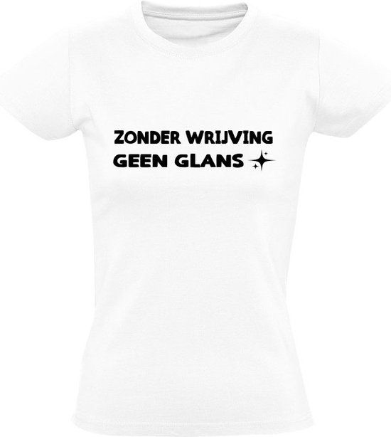 Sol's Zonder wrijving geen glans Dames T-shirt - Wit - Maat L