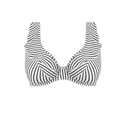 Freya Jewel Cove Bikini Top - Niet-voorgevormd - Zwart/Wit