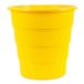 Office Products 19054621-06 prullenbak 16 liter kunststof rond ontwerp voor kantoor keuken Kleur: geel elegant en praktisch Afmetingen: 30,8 x 31 x 30,8 cm