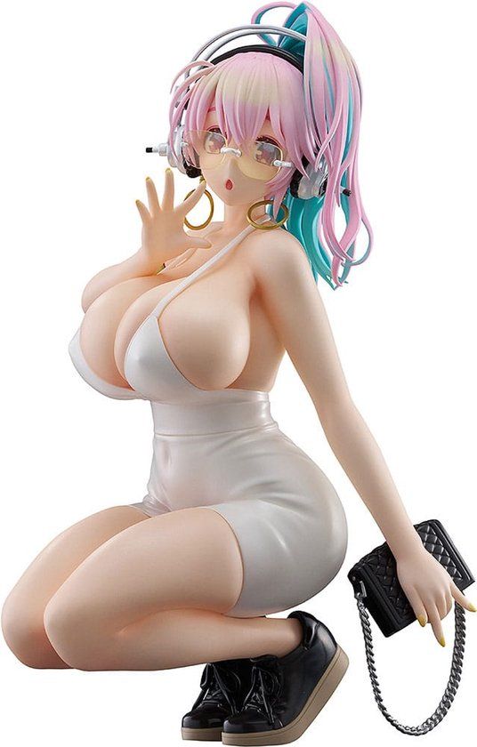 Good Smile Company Super Sonico Pop Up Parade PVC Statue Super Sonico: 15th Mini Dress Ver. L Size 20 cm