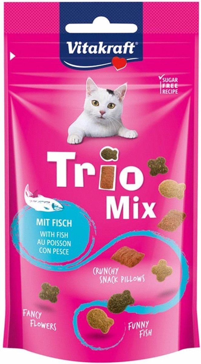 VITAKRAFT trio mix - VIS - 60 GR - 4 ST