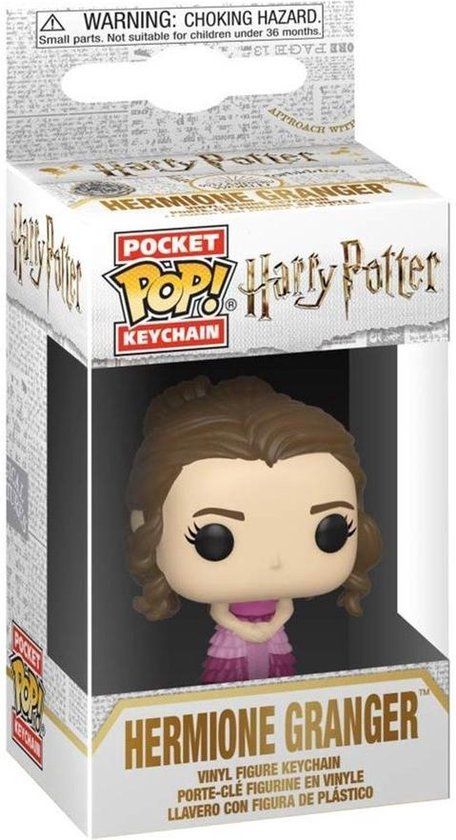 Funko Pocket Pop! Keychain Harry Potter Hermione Yule Ball Vinyl Figure