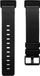 Komsa Fitbit Band Zwart Aluminium, Leer L