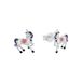 Prinzessin Lillifee Creolen 925 Sterling Silber Mädchen Kinder Ohrschmuck, mit Zirkonia synth., Silber, Kommt in Schmuck Geschenk Box
