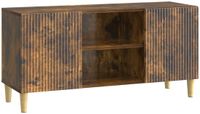 vidaXL TV-kast 102 x 34,5 x 50 cm Gerookt eiken Bewerkt hout