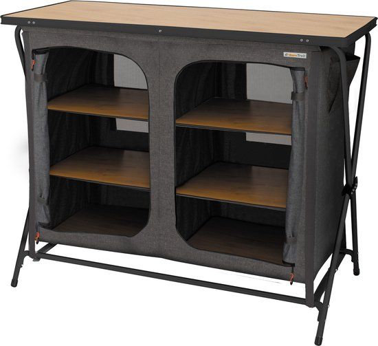 Eurotrail Campingkast - Nova Forano - Antraciet - Mixed