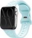 xoxo Wildhearts Apple Watch bracelet en silicone imprimé léopard (vert clair)