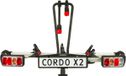 Cordo X2 - Fietsendrager Trekhaak - Geschikt voor 2 (elektrische) Fietsen - Kantelbaar - Compact opvouwbaar