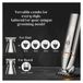 Merkloos 5-in-1 Draadloze Baardtrimmer voor Mannen met Accessoires
