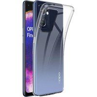 Phonillico® Case voor Oppo Find X5 LITE - Siliconen TPU Transparant Beschermend Zacht Dun