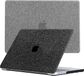 Lunso - MacBook Pro 16 inch (2021) Glitter Zwart Cover