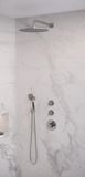 Brauer Chrome Edition regendoucheset inbouw thermostatisch met 30cm hoofddouche chroom