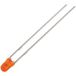 Kingbright LED filaire Orange Rond 3 mm 30 mcd 40 ° 25 mA 2.05 V Pièce