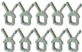 10-stuks clips de plage - vert