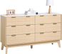 Vevor Ladekast Met 6 Gecanneleerde Laden Ladenkast 399x1372x813mm