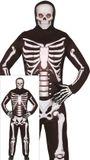 FIESTAS GUIRCA Walking Talking Bones - Man Jumpsuit M/L Zwart/Wit Polyester
