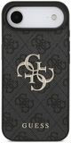 Guess Back Cover - iPhone 17 Air - Zwart - Big Metal Logo - Slank Design