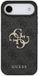 Guess Back Cover - iPhone 17 Air - Zwart - Big Metal Logo - Slank Design