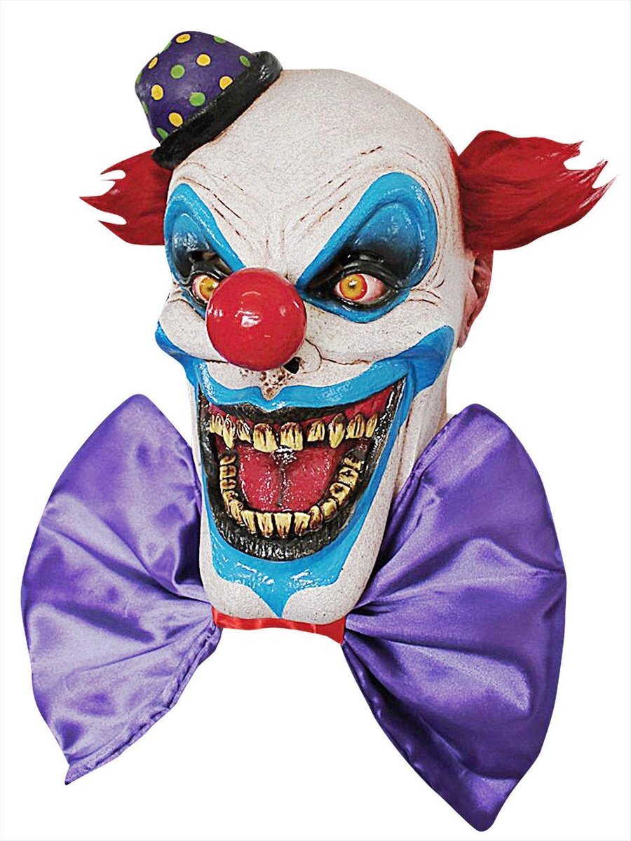 Metamorph GmbH - Angstaanjagend latex clown masker - Maskers > Halloween- und Horrormasken