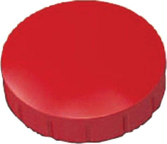 Magneet maul solid 20mm 300gr rood | Doos a 10 stuk