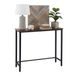 Merkloos Relaxdays Sidetable - 75x75x24 cm - Metaal - Industrieel