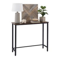 Relaxdays Beistelltisch - 75x75x24 cm - Metall - Industriell
