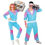 Widmann 98872 Kostuum, Meerkleurig (Blauw/Paars/Roze), M