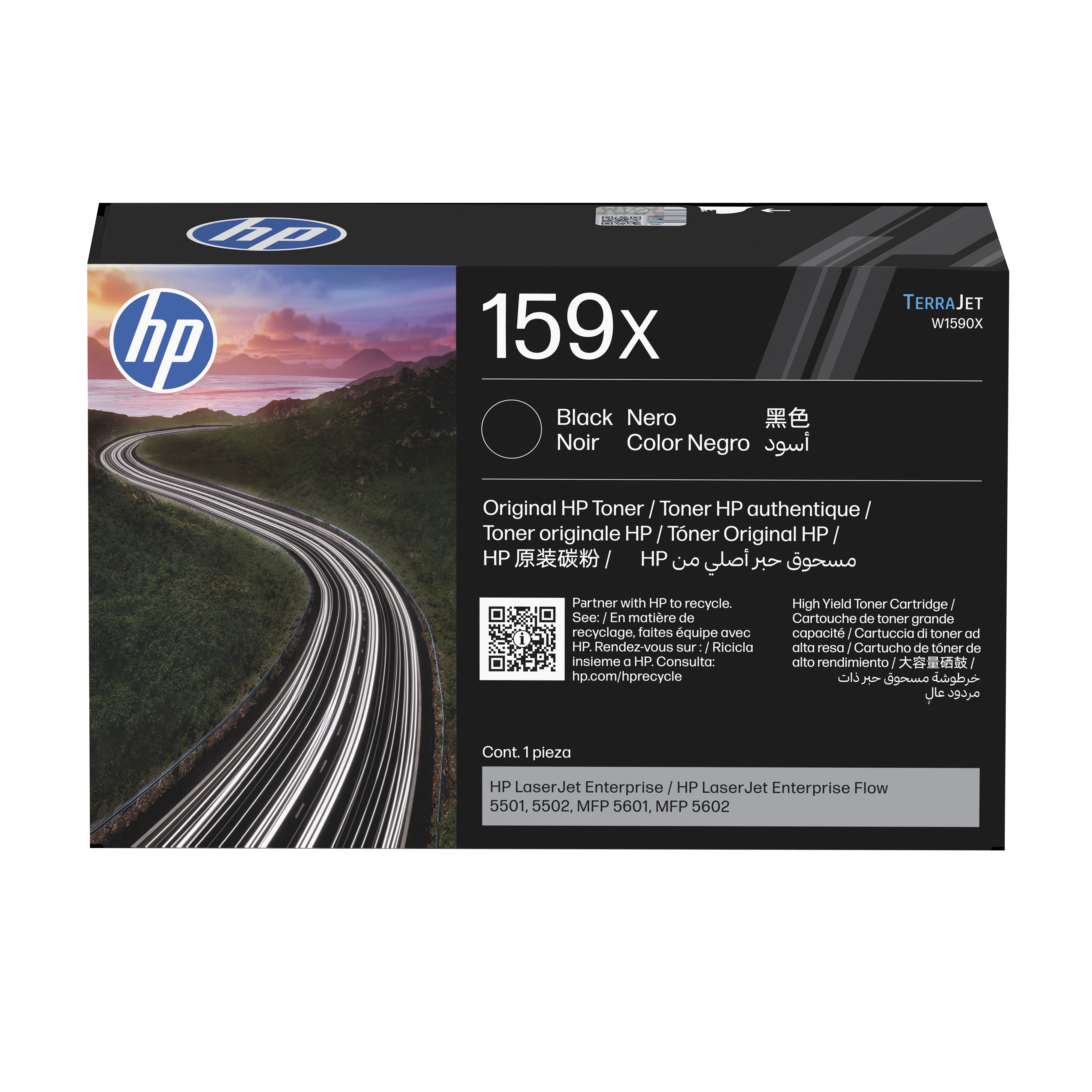 HP 159X Originele Zwarte LaserJet Tonercartridge